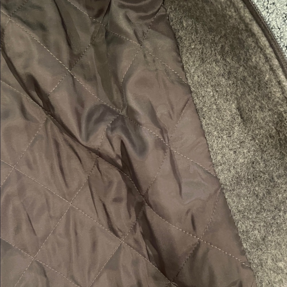 L.L. Bean Women's Charcoal Toggle Pea Coat - Picture 5 of 5